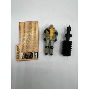 GI Joe Deep Six + FC Accesory 3.75" 1984 Vintage HASBRO ARAH Loose Incomplete